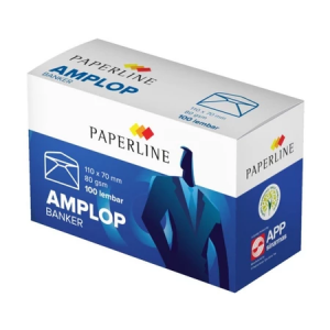 Amplop Putih Saku Banker Paperline Uk. 70 x 110 mm - Amplop Visi
